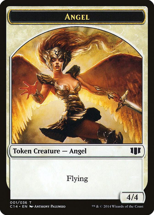 Angel // Cat Double-Sided Token [Commander 2014] 1 // 2