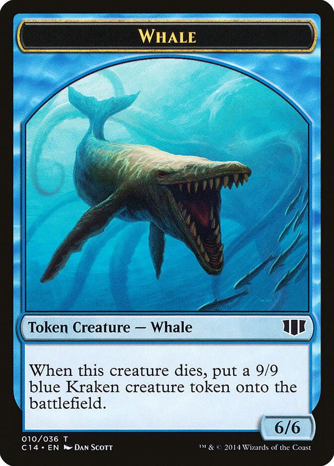 Whale // Zombie (011) Double-Sided Token [Commander 2014] 10 // 11