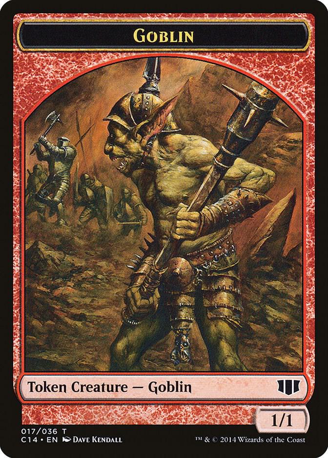 Goblin // Goat Double-Sided Token [Commander 2014] 17 // 3