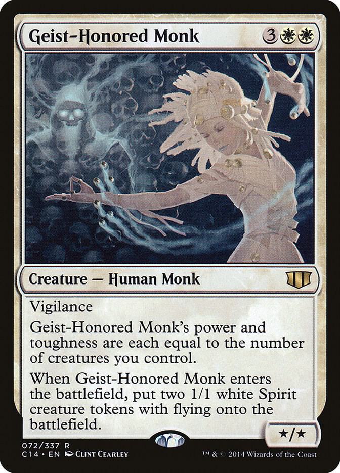 Geist-Honored Monk [Commander 2014] 72