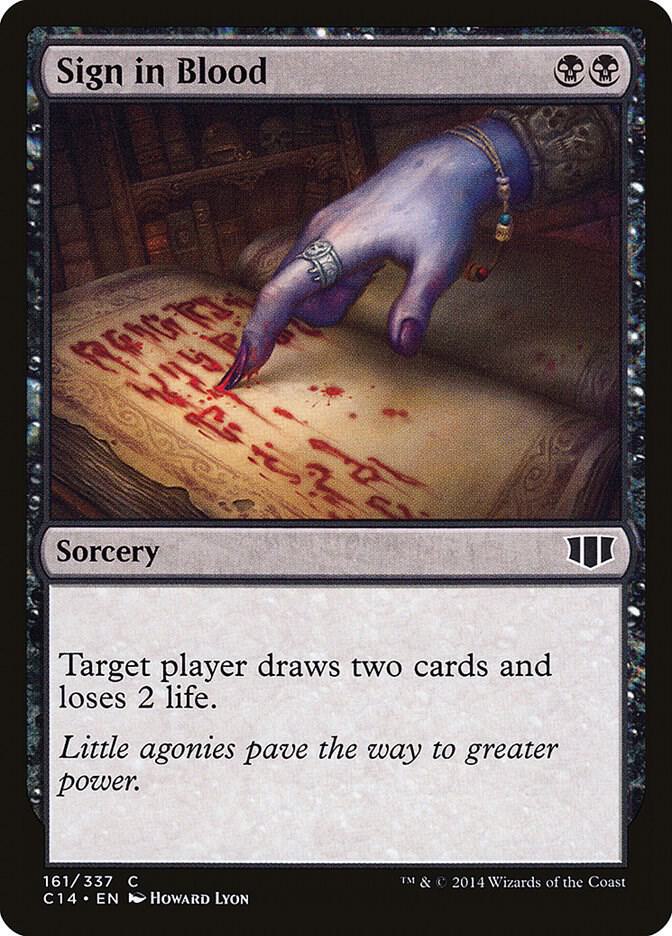 Sign in Blood [Commander 2014] 161