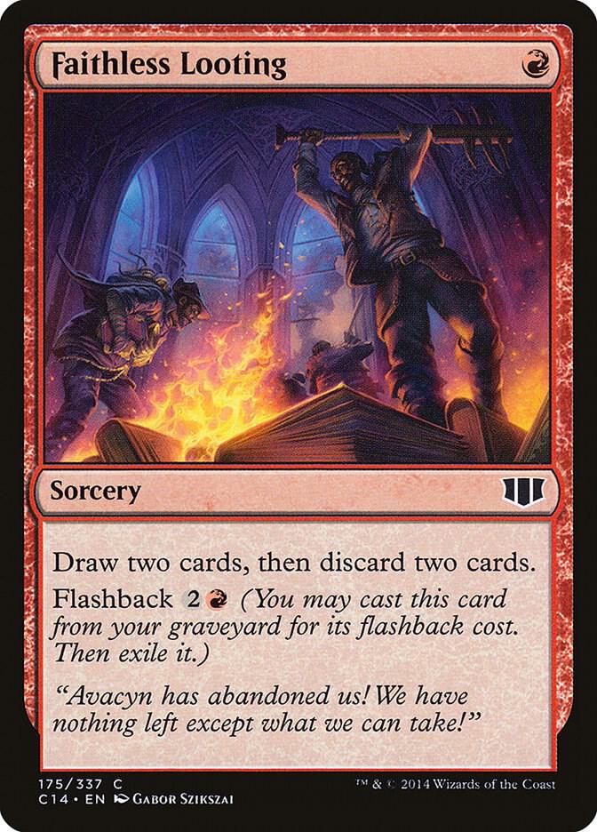 Faithless Looting [Commander 2014] 175