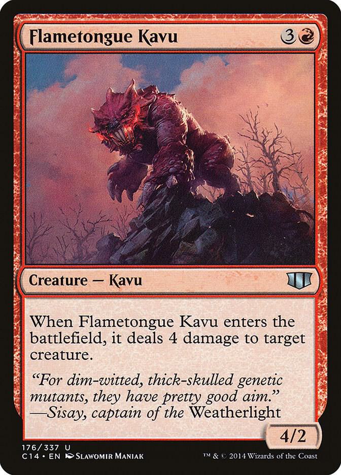 Flametongue Kavu [Commander 2014] 176