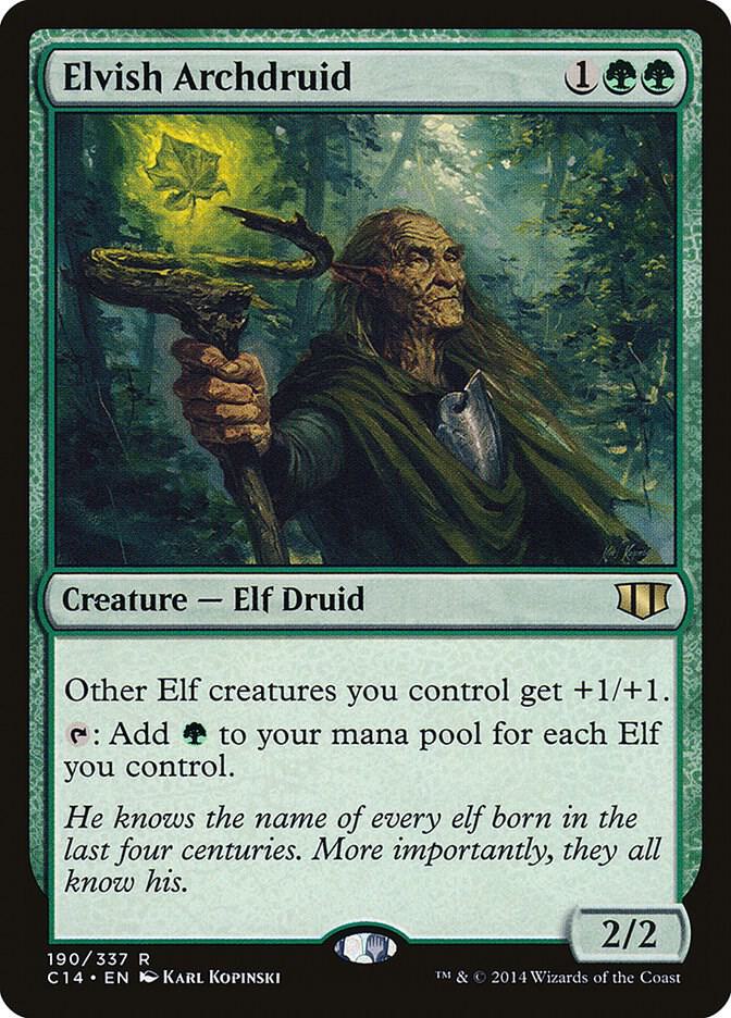 Elvish Archdruid [Commander 2014] 190