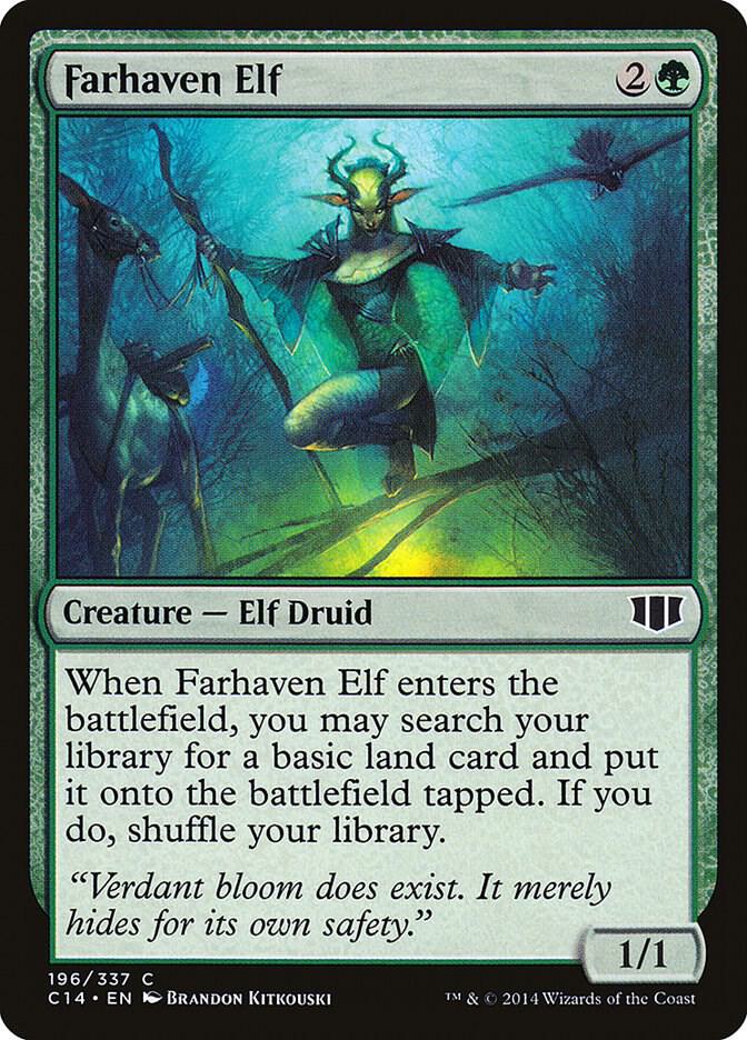 Farhaven Elf [Commander 2014] 196