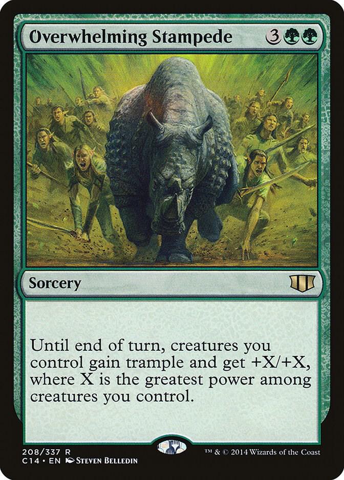Overwhelming Stampede [Commander 2014] 208