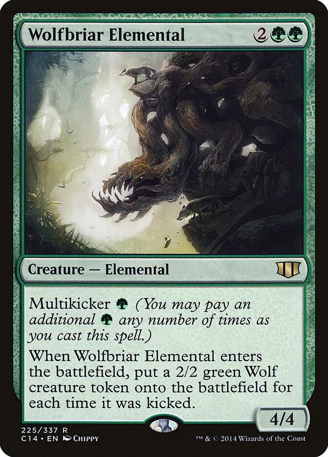 Wolfbriar Elemental [Commander 2014] 225