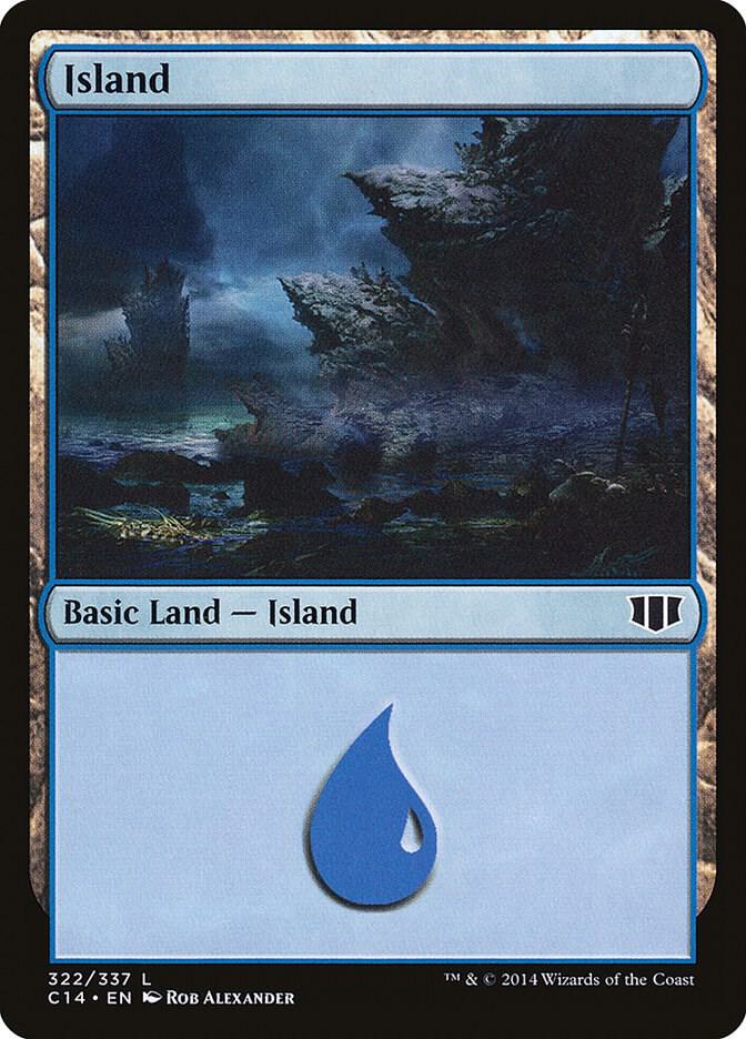 Island (322) [Commander 2014] 322