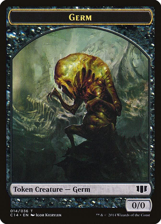 Germ // Zombie (016) Double-Sided Token [Commander 2014] 14 // 16