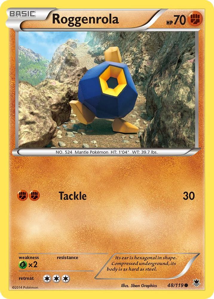 Roggenrola [XY - Phantom Forces] 48/119