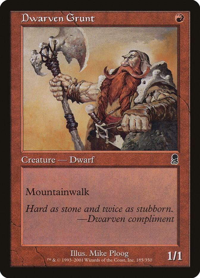 Dwarven Grunt [Odyssey] 185