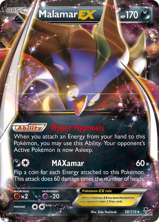 Malamar EX [XY - Phantom Forces] 58/119