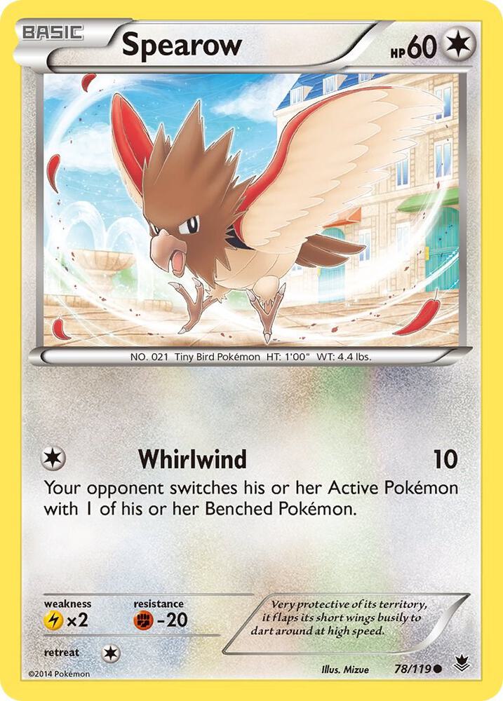 Spearow [XY - Phantom Forces] 78/119
