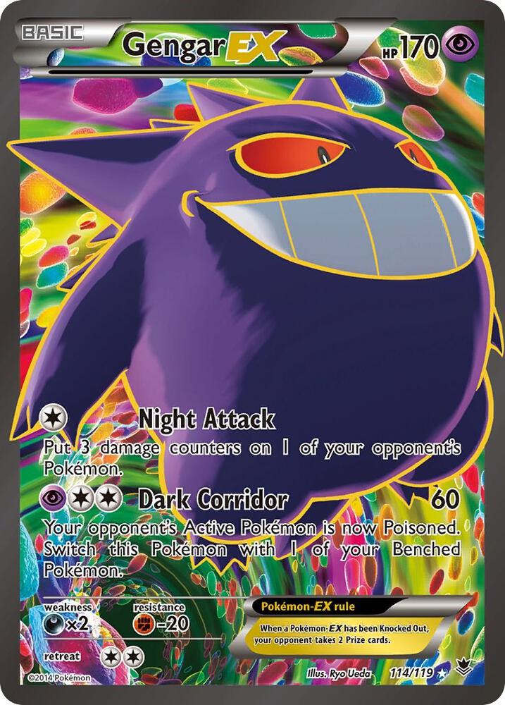 Gengar EX (114 Full Art) [XY - Phantom Forces] 114/119