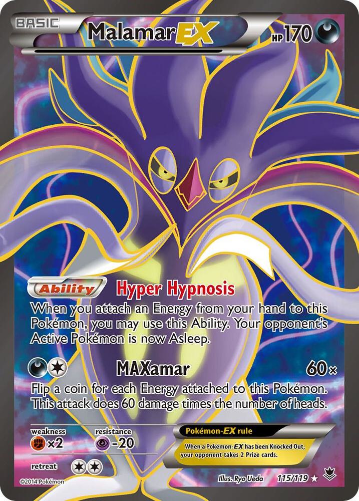 Malamar EX (115 Full Art) [XY - Phantom Forces] 115/119