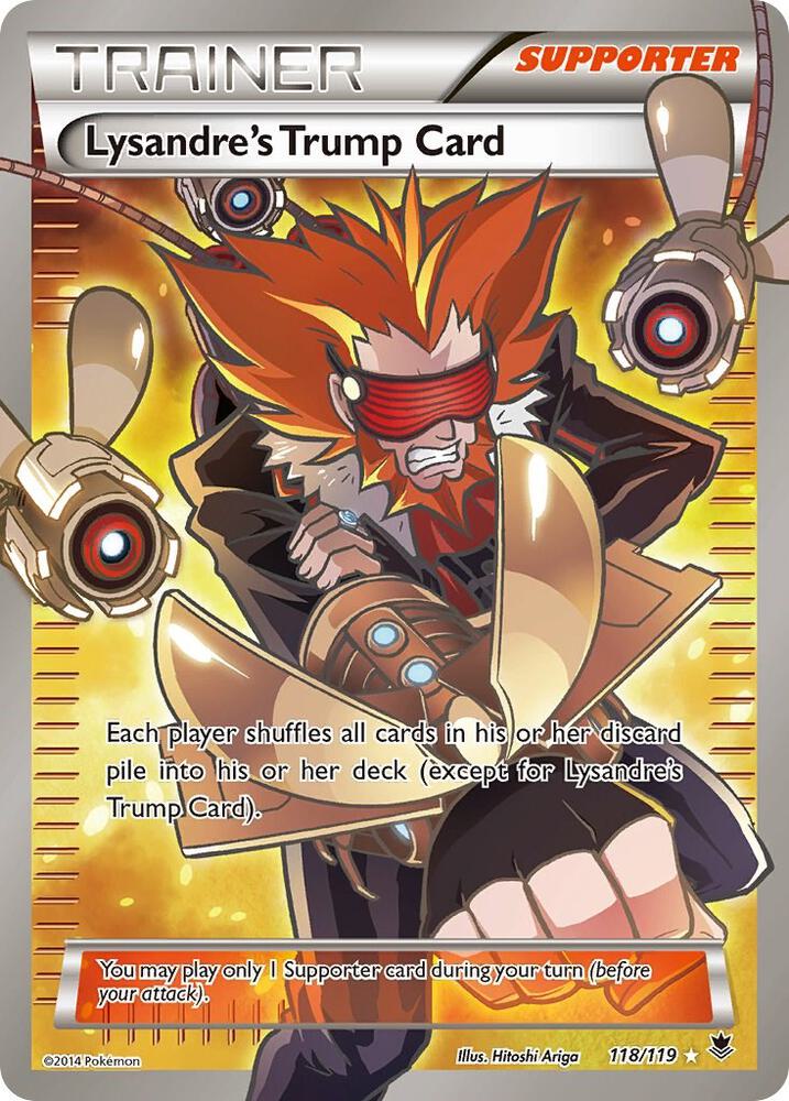 Lysandre's Trump Card (118 Full Art) [XY - Phantom Forces] 118/119
