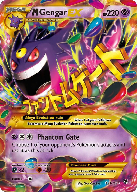 M Gengar EX (121 Secret Rare) [XY - Phantom Forces] 121/119