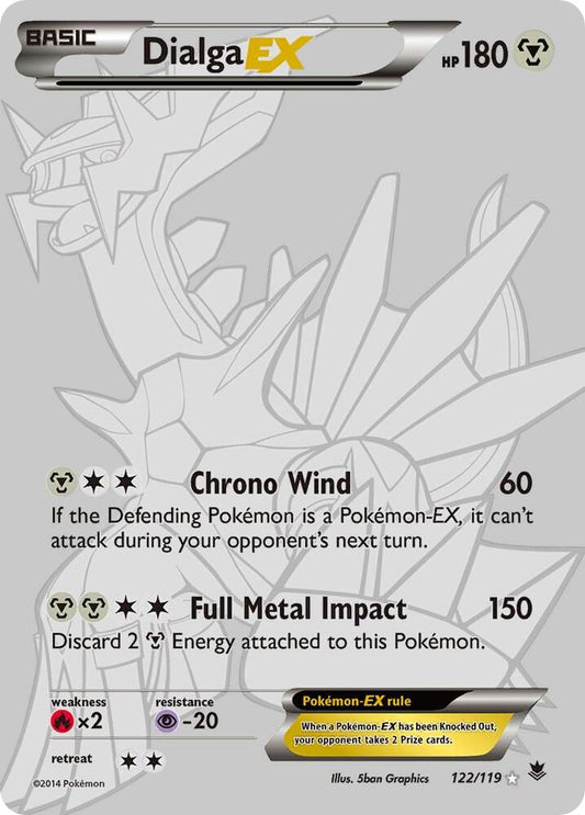 Dialga EX (122 Secret Rare) [XY - Phantom Forces] 122/119