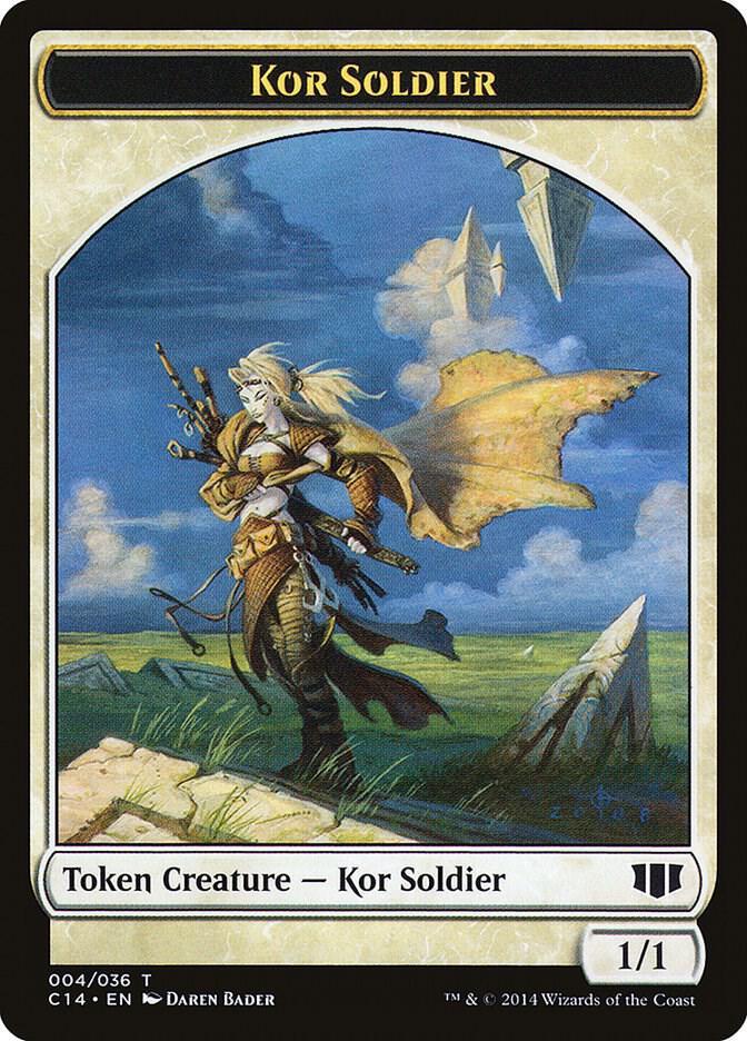 Kor Soldier // Pegasus Double-Sided Token [Commander 2014] 4 // 5