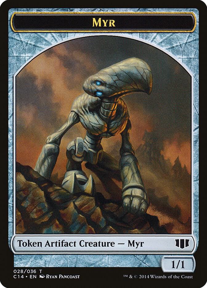 Myr // Pentavite Double-Sided Token [Commander 2014] 28 // 29