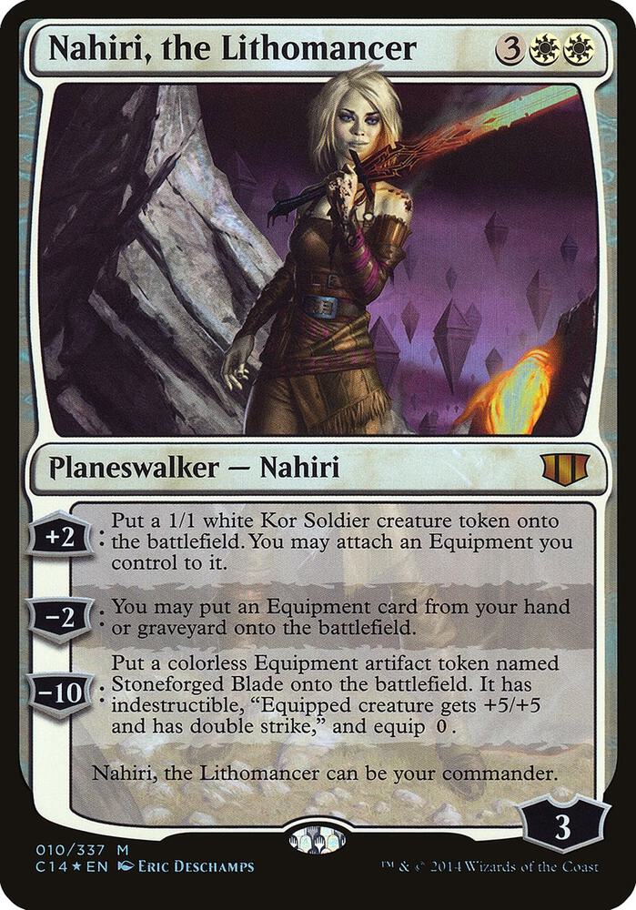 Nahiri, the Lithomancer (Commander 2014) [Oversize Cards] 10