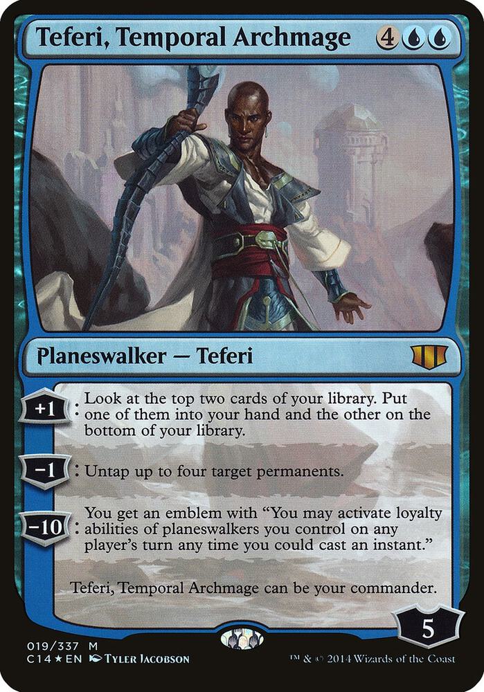 Teferi, Temporal Archmage (Commander 2014) [Oversize Cards] 19
