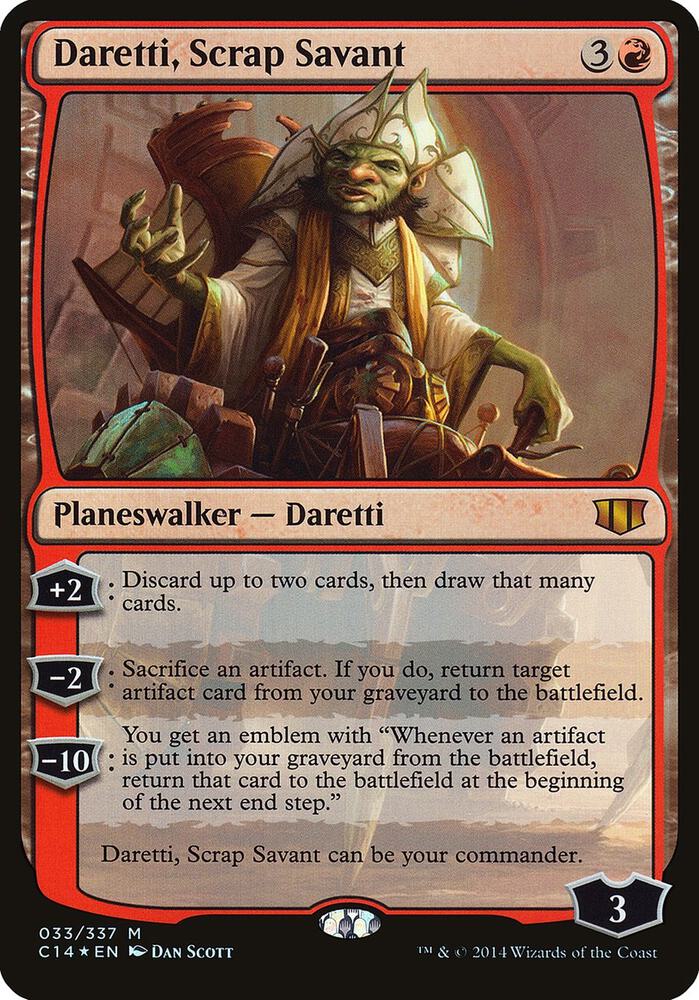 Daretti, Scrap Savant (Commander 2014) [Oversize Cards] 33