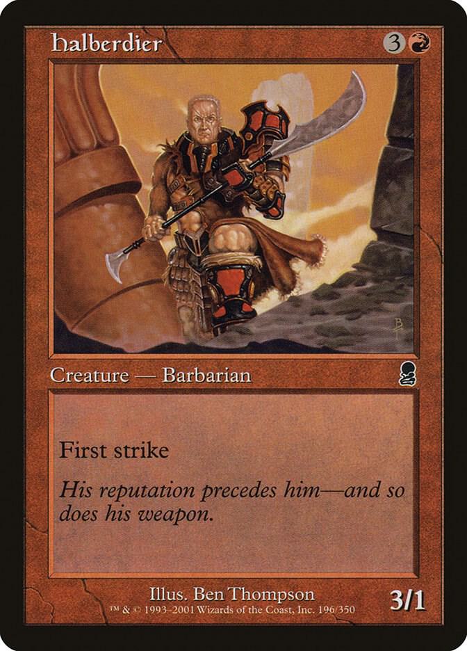 Halberdier [Odyssey] 196