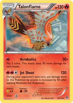 Talonflame - 10/119 (XY Phantom Forces) [Deck Exclusives] 010/119