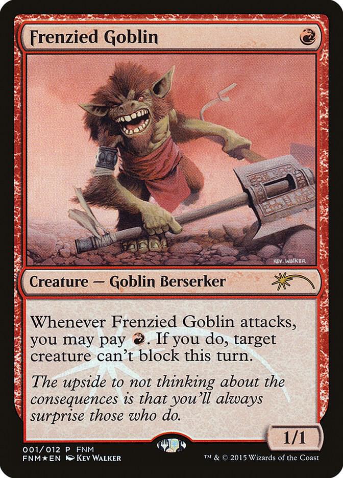 Frenzied Goblin [FNM Promos] 1