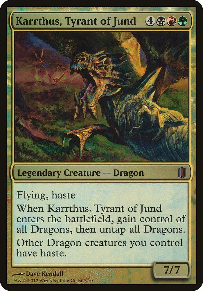 Karrthus, Tyrant of Jund (Commander's Arsenal) [Oversize Cards]