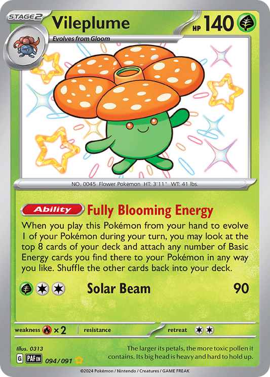 Vileplume - 94/91 Paldean Fates