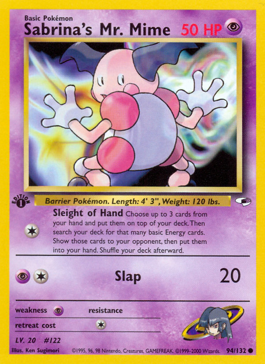 Sabrina's Mr. Mime - 94/132 Gym Heroes