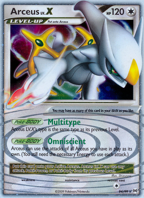 Arceus LV.X - 94/99 Arceus