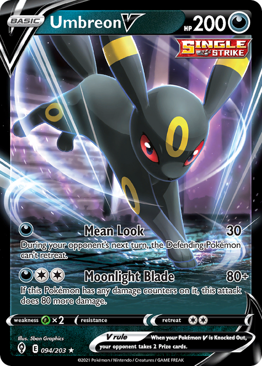 Umbreon V - 94/203 Evolving Skies