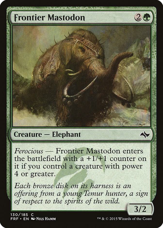 Frontier Mastodon [Fate Reforged] 130