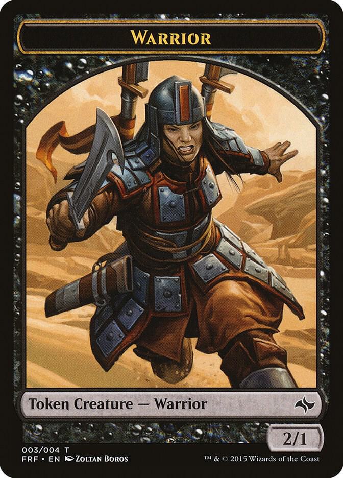 Warrior Token [Fate Reforged] 3