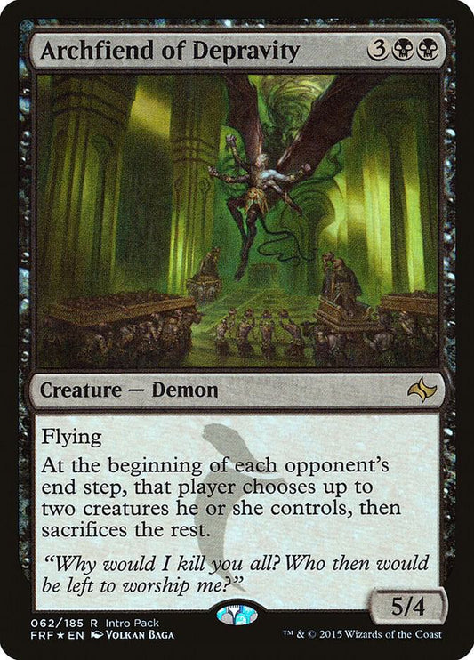 Archfiend of Depravity [Unique and Miscellaneous Promos] 62