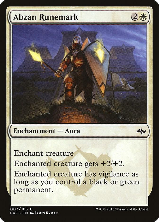 Abzan Runemark [Fate Reforged] 3