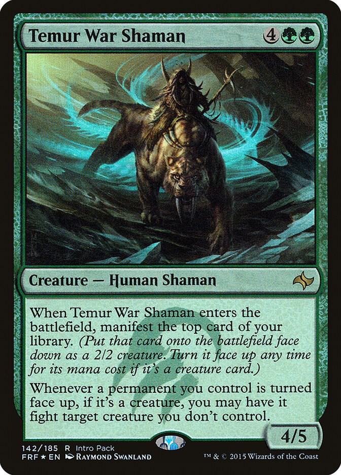 Temur War Shaman [Unique and Miscellaneous Promos] 142