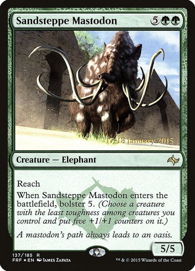 Sandsteppe Mastodon [Prerelease Cards] 137