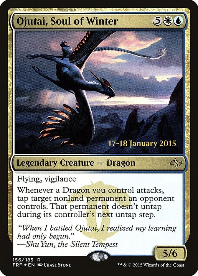 Ojutai, Soul of Winter [Prerelease Cards] 156