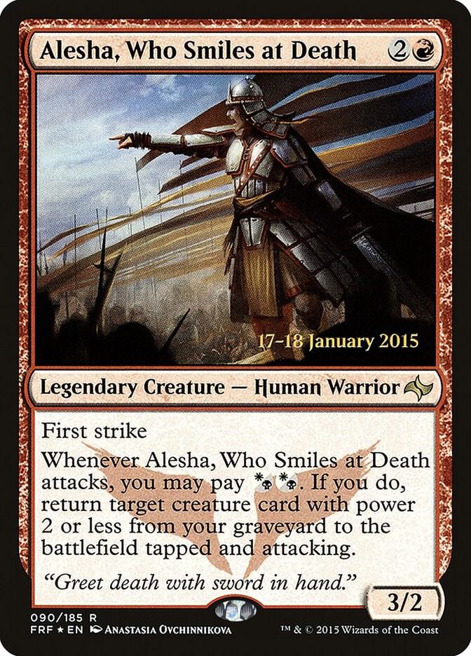 Alesha, Who Smiles at Death [Prerelease Cards] 90