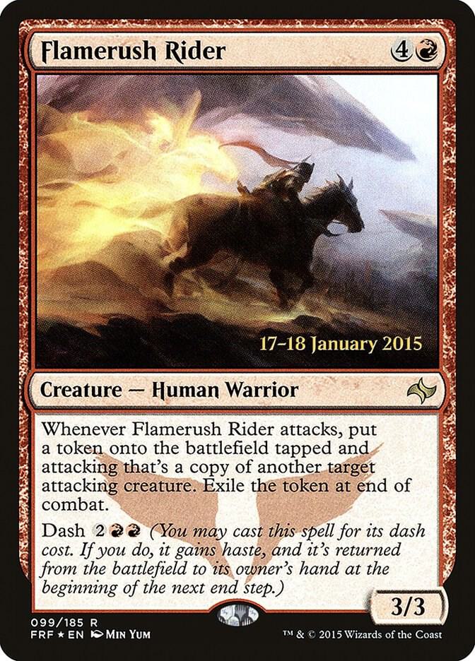 Flamerush Rider [Prerelease Cards] 99