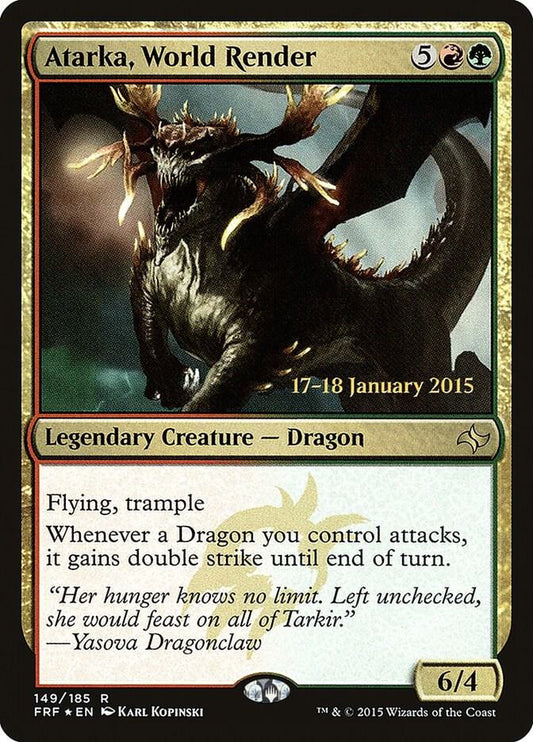 Atarka, World Render [Prerelease Cards] 149