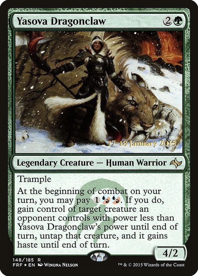 Yasova Dragonclaw [Prerelease Cards] 148