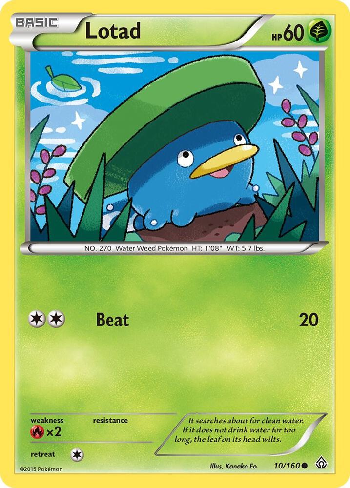 Lotad [XY - Primal Clash] 10/160