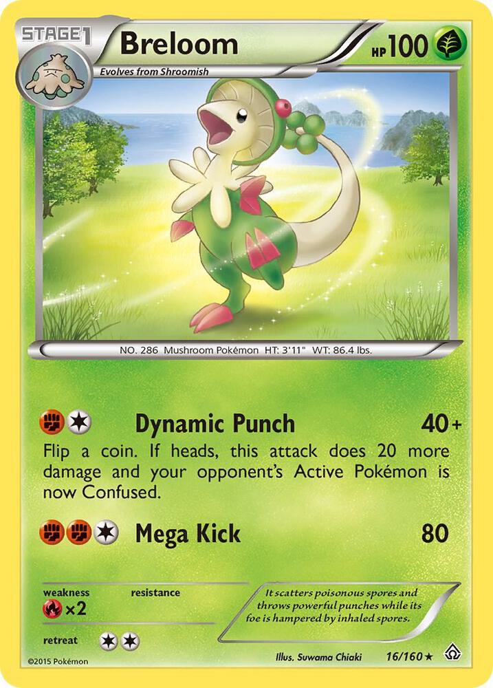 Breloom [XY - Primal Clash] 16/160