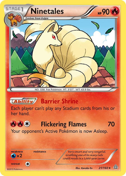 Ninetales [XY - Primal Clash] 21/160