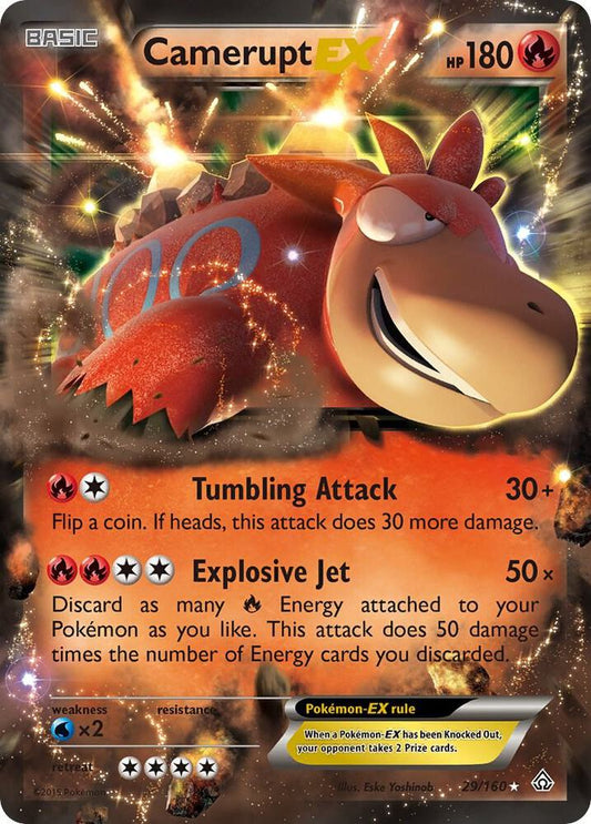 Camerupt EX [XY - Primal Clash] 29/160